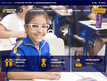 Tablet Screenshot of colegiohelios.com.br